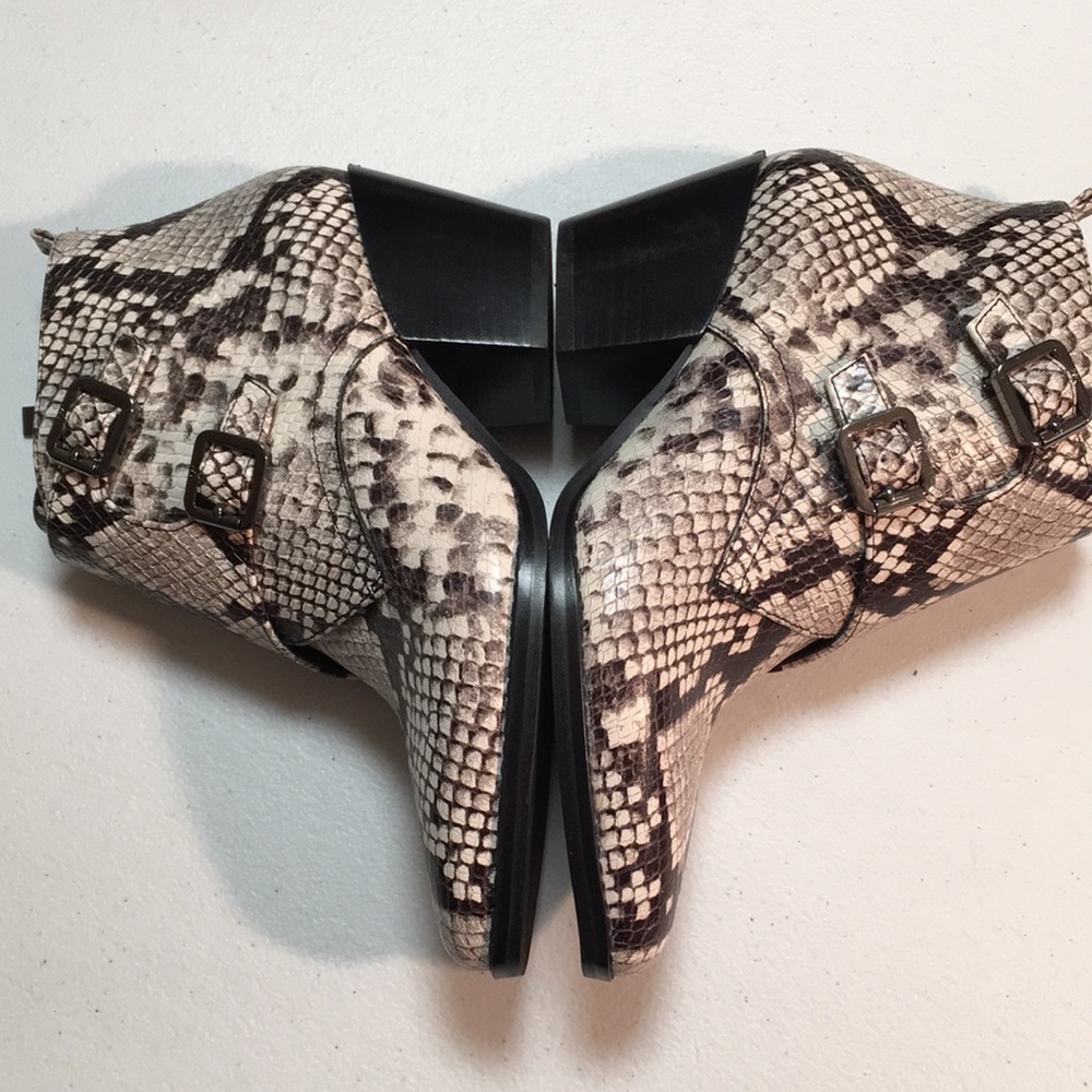 MICHAEL Michael Kors Snake Print Ankle Boots - Picture 5 of 11